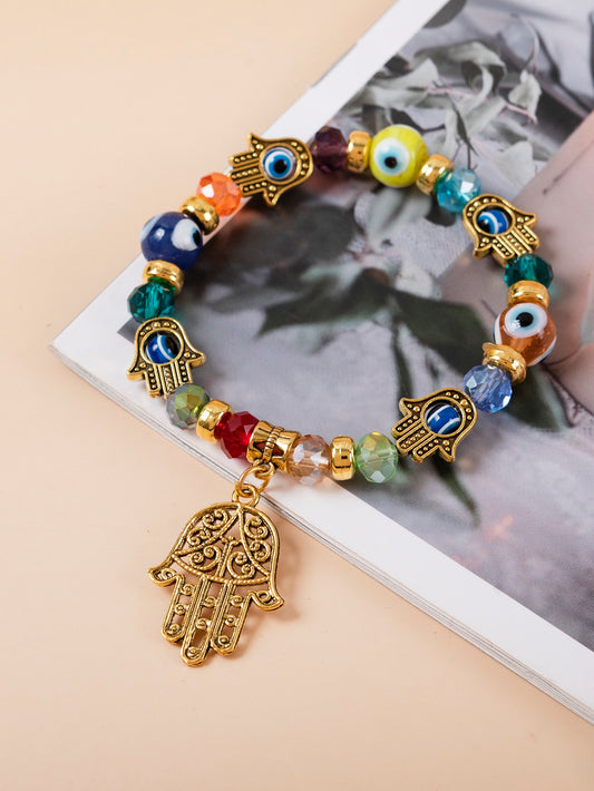 Bracelet « evil eye with random color »